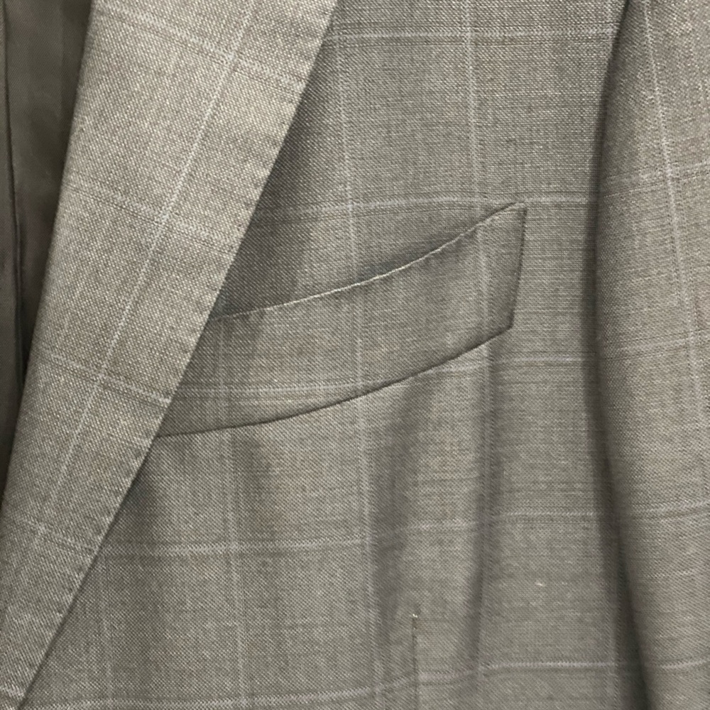 NWT ISAIA navy  check semi custom blazer/sport jacket